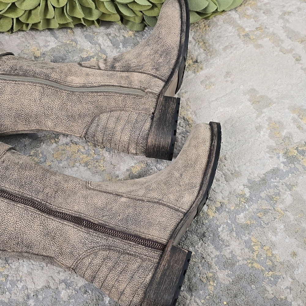 Matissee Roady Distressed Riding Moto Boot - Picture 8 of 14